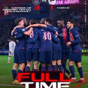 开云体育入口-【法甲】姆总板凳守护，巴黎3比1里尔11分优越领跑